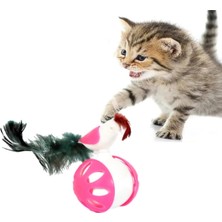 Zemira Tineke Tekerlekli̇ Haciyatmaz Kuş Oyuncaği 1 Adet (Pembe)