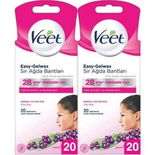 Zemira Veet Yüz Bölgesi 20’li Sir Ağda Bantları 2’li Avantaj Paketi