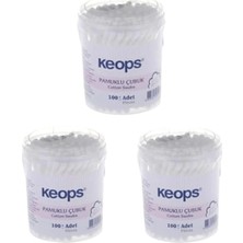 Zemira Keops Keops 100'LÜ Pamuklu Kulak Çubuğu 3 x 100'LÜ