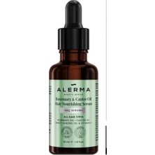 Zemira Besleyici Saç Bakım Serumu, Vegan Formül, Biberiye Hint Yağı Içerir, 30 ml