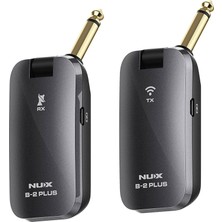 Zemira Nux B-2 Plus 2.4 Ghz Gitar Sistemi, Adaptör (Cep Formatı, Pil Ömrü Maks. 7 Saat,