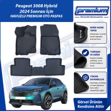 Peugeot 3008 Paspas Hybrid Araca Özel 2024 ve Sonrası Derin Havuzlu Premium Oto Paspas