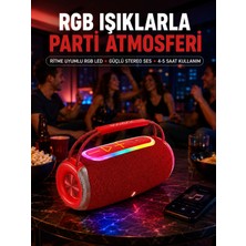 İlkyaz Fashion 20W Güçlü Ses Çift Sürücülü Rgb LED Işıklı Bluetooth 5.3 Hoparlör ILKYZ-KRGRS34