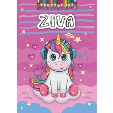 Zemira Independently Published Ziva: Personalized Coloring Book For Ziva | Theme: Unicorn | Birthday Gift