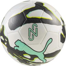 Zemira Neymar Jr Graphic Ball Unisex Yetişkin Top, White-Black-Lux Lime, 5