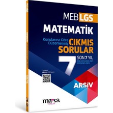 Marka Yayınları Lgs Matematik Konularına Göre Düzenlenmiş Son 7 Yıl Çıkmış Sorular