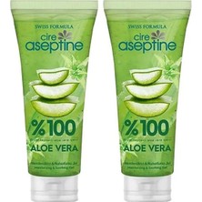Zemira Cire Aseptine Nemlendirici Rahatlatıcı Aloe Vera Jel 200 ml x 2 Adet