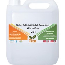 Zemira Tito Üzüm Çekirdeği Yağı Soğuk Sıkım 25 Litre