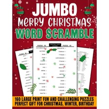 Zemira Independently Published Merry Christmas Word Scramble Large Print: 2400 Words, Large Print Wo