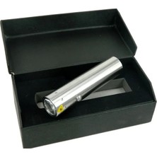 Ozkr Store F BK30 Paslanmaz Metal El Feneri - Pilli, Kutulu, Sellektörlü