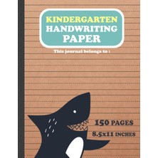 Zemira Kindergarten Handwriting Paper: Dotted Line Papers For Writing Skills (Kindergarten, Preschoolers,