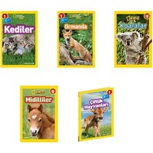 Beta Kids National Geographic Kids Okuma Kitapları Seviye 1 Tatlı Hayvanlar Seti 5 Kitap