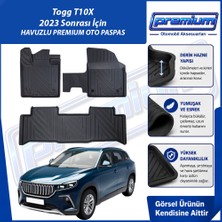 Togg T10X Paspas Araca Özel Suv 2023 ve Sonrası Derin Havuzlu Premium Oto Paspas