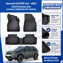 Dacia Duster 4x4 Paspas Araca Özel 2023 ve Sonrası Derin Havuzlu Premium Oto Paspas