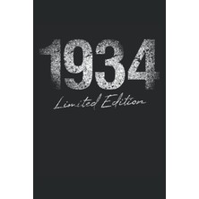 Zemira Independently Published Limited Birthday Edition 1934 Born Year Grunge Line Art: Puzz