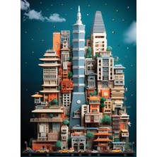 Zemira Anatolian Puzzle - Taipei / 1000 Parça Puzzle, #1187