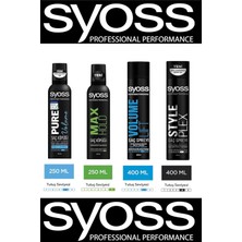 Zemira Syoss Pure Volume Saç Köpüğü 250ML, Max Hold Köpük 250ML, Volume Lift Sprey 400ML, Plex Sprey