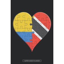 Zemira Planner: Colombian Trinidadian And Tobagoan Flag United Heart Jigsaw Puzzle Flags Of Colombia Trini