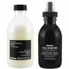 Zemira Davines Vegan Oi Oil Şampuan 280ML + Bakım Sütü 135ML Sülfatsız Saç Bakım Seti