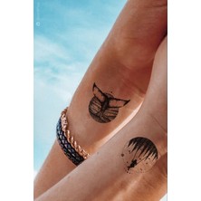Zemira Bearpear Çift Dövmesi Geçici Dövme Couple Tattoo