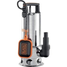 Zemira Black+Decker BXUP1100XDE Kirli Su Için Dalgıç Pompa (1100 W, Maksimum Pompalama Kapasitesi 16.500 L