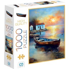 Zemira Ca Sandal 1000 Parça 2,2mm Kalınlık 48X68CM Profesyonel Hobi Puzzle Yapboz