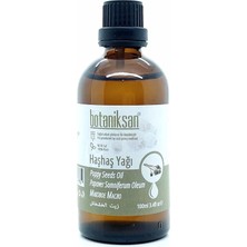 Zemira Botaniksan Haşhaş Yağı 100ML Soğuk Sıkım, Saf, Doğal, Katkısız