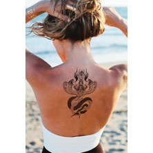 Zemira Bearpear Yılan Kılıç Dövmesi, Geçici Dövme, Vücut Dövmesi Tattoo