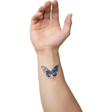 Zemira Süslü Yarı Kalıcı El Boyun Bilek Için Aylık Geçici Dövme 12X7 cm