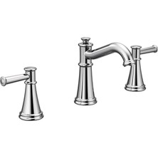 Zemira Moen T6405 Belfield T6405 Belfield Çift Kulplu Breitgefaechert Banyo Musluk, Krom