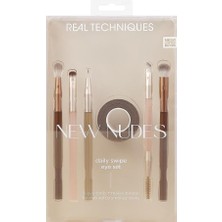 Zemira Real Techniques Yeni Nudes Daily Swipe Göz Seti, Göz Farı, Liner, Brows, Makyaj Bant, Doğal Veya Du