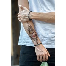 Zemira Bearpear Kurukafa Tasarım Geçici Dövme, Üniseks Dövme Tattoo