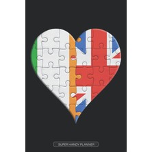 Zemira Planner: Irish British Flag United Heart Jigsaw Puzzle Flags Of Ireland United Kingdom