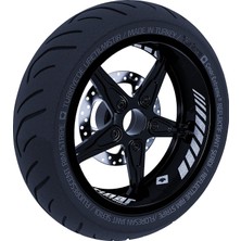 Zemira Racing Yaldızlı Gümüş Iç Jant Şeridi Sticker