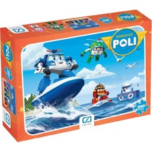 Zemira Ca Robocar Poli Temalı 200 Parça 33X48CM Çocuk Puzzle Yapboz