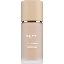 Zemira Alix Avien Karşıtı Nemlendirici SPF30 Parlak Bitişli Fondöten Care Enhancer 811 Amb