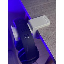 Zemira Beyaz Masa Kenarı Standı – Shadow Edition V6 (Yeni Versiyon) | Kaydırmaz Keçeli, E