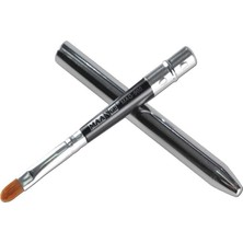 Zemira Profesyonel Makyaj Pudra Fondöten Göz Farı Eyeliner Dudak Fırçası Tasarım Gümüş