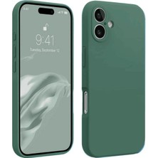 Royaleks Apple Iphone 16 Kılıf First Silikon - Koyu Yeşil