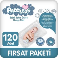 Zemira Paddlers Bebek Bakım Örtüsü 60X60 cm – 120 Adet (12 Paket x 10’lu) Yatak Alt Açma Bezi
