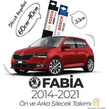 Zemira Skoda Fabia Ön Arka Silecek Takımı (2014-2021) Aerotwin