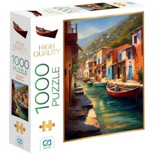 Zemira Ca Kayıklar 1000 Parça 2,2mm Kalınlık 48X68CM Profesyonel Hobi Puzzle Yapboz