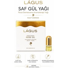 Zemira Lágus Saf Gül Yağı Rosa Damascena Aromaterapi Yağı Çakrası Cilt Nemlendirici 1 ml