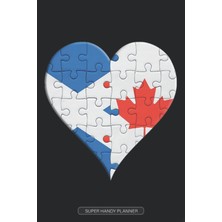 Zemira Planner: Scottish Canadian Flag United Heart Jigsaw Puzzle Flags Of Scotland Canada