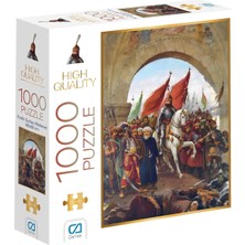 Zemira Ca Fatih Sultan Mehmet 1000 Parça 2,2mm Kalınlık 48X68CM Profesyonel Hobi Puzzle Yapboz Seris