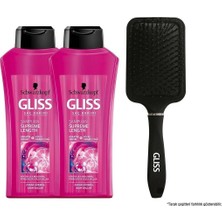 Zemira Gliss Supreme Length 525 ml Şampuan x 2 + Tarak Seti