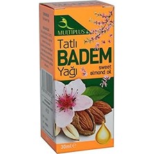 Zemira Multiplus Tatlı Badem Yağı 30 ml Soğuk Pres Doğal Ürün Sweet Almond Oil