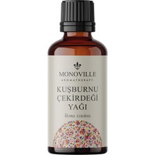 Zemira Monoville Kuşburnu Çekirdeği Yağı 30 ml Soğuk SIKIM%100 Saf Doğal (Rosehip Seed Oil)