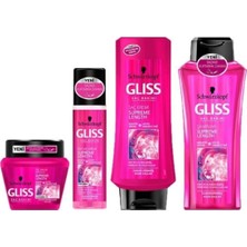 Zemira Gliss Supreme Length Saç Bakım Seti, Şampuan, Saç Kremi Maske