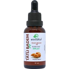 Zemira Tatlı Badem YAĞI,%100 Saf, Soğuk Sıkım, Prunus Dulcis Oil, 30 ml